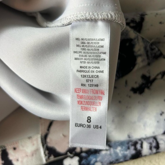 Kendall + Kylie x Topshop Marble Print Cutout Midi Dress Size 8 | ASOS Exclusive - Picture 8 of 10